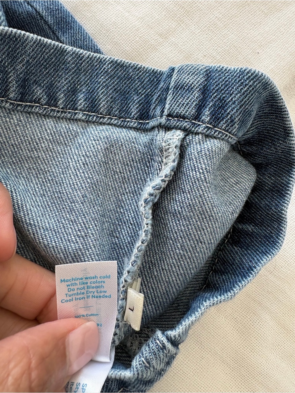 Marine Layer Blue Denim Button-Front Mini Dress - Picture 8 of 11